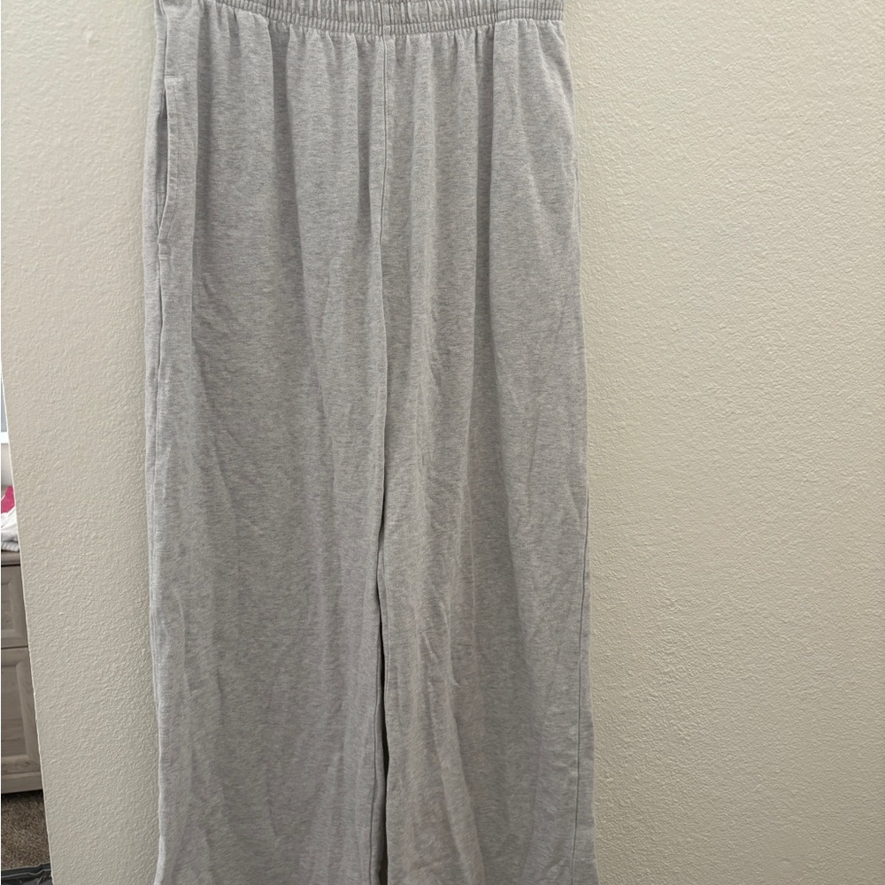 Brandy Melville Gray Flare Pants